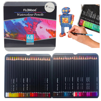 Set of 48 Color Watercolor Art Pencils