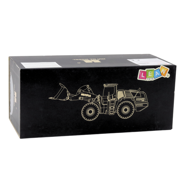 Baggerlader Metallkonstruktion Huina Gelb 1:50