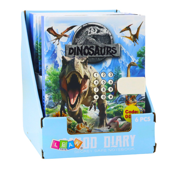 Diary Notebook Code Dinosaurs Melodies Colored Pages