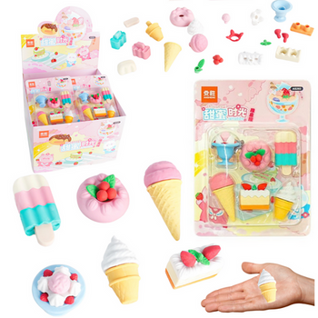 Radiergummi-Set School Sweets 6-tlg.