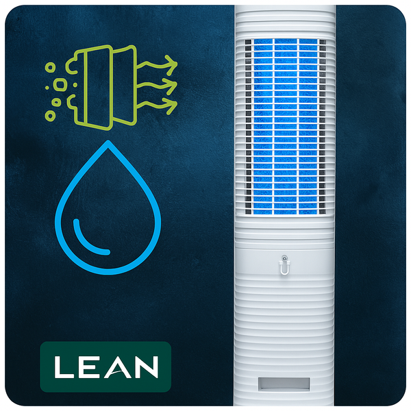 Wasserbodensäule Ventilator Ionisation Oszillation Display FERNBEDIENUNG