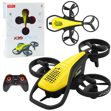 Mini-RC-Drohne Syma X36 Vier-Achsen-Akrobatik Gelb