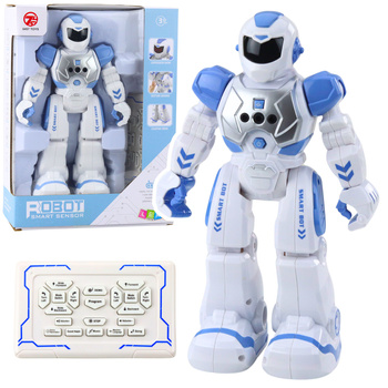 Remote Controlled Educational Robot RC Talking Dancing Lights Sounds Blue