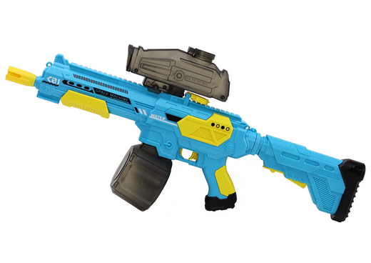 Blaues automatisches M416-Akku-Wasserpistolengewehr
