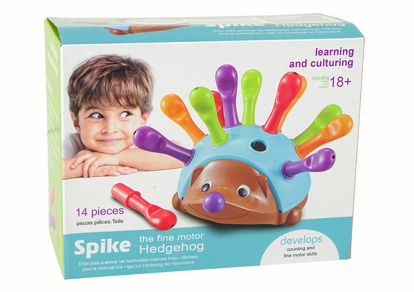 Igel-Puzzle Blaue bunte Spitzen