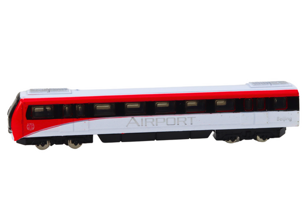 Collectible Model Train Red and White 1:48 Metal