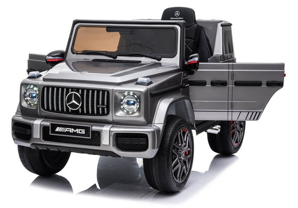 Mercedes G63 AMG Electric Ride On Car – Silver Painting