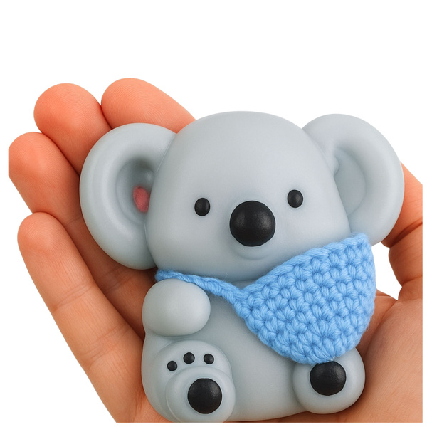 Soft Koala Anti-Stress Squishy with Woolen Bag 8.5cm