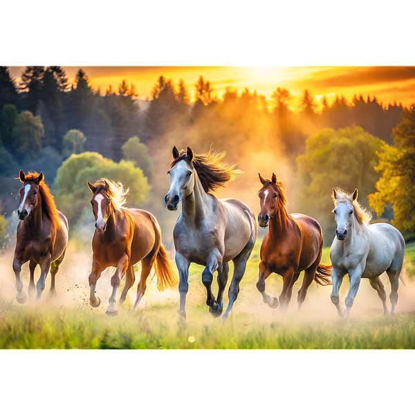 Puzzle – 1500 – Wilde Pferde Trefl 26215