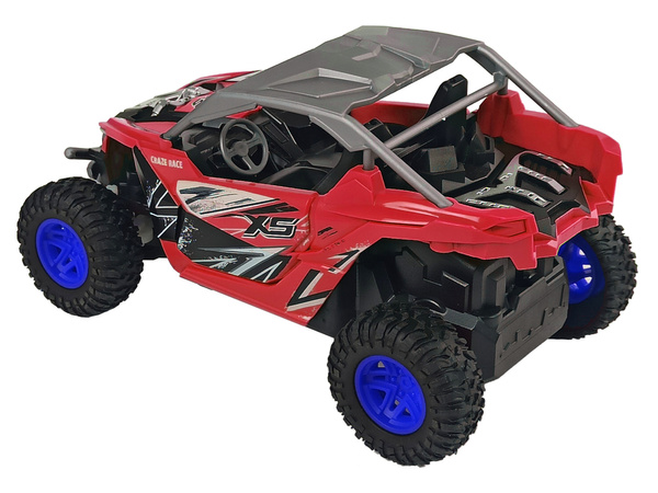 Cross Country Remote Controlled Terrain Car 27 MHz Red