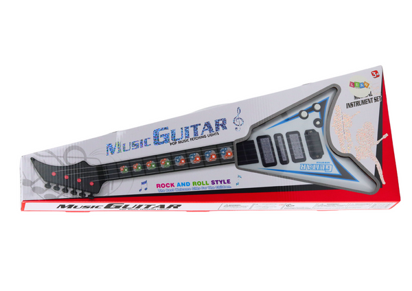 E-Gitarre für Kinder, leichte Melodien, weiß