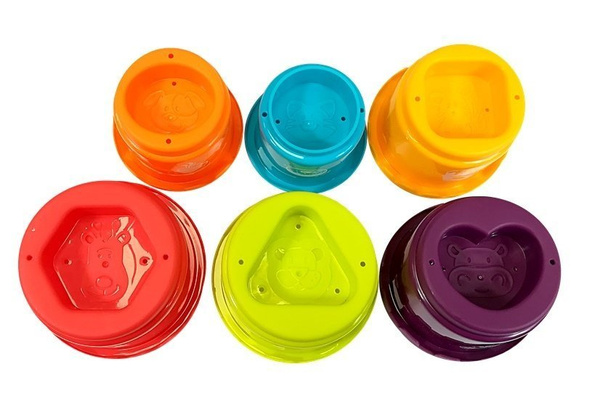 Educational Pyramid For Children Build a Tower, Sorter, Playing in the water