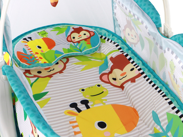 Multifunctional Bed Rocker 2in1 Children's Mat Sounds Vibrations Blue