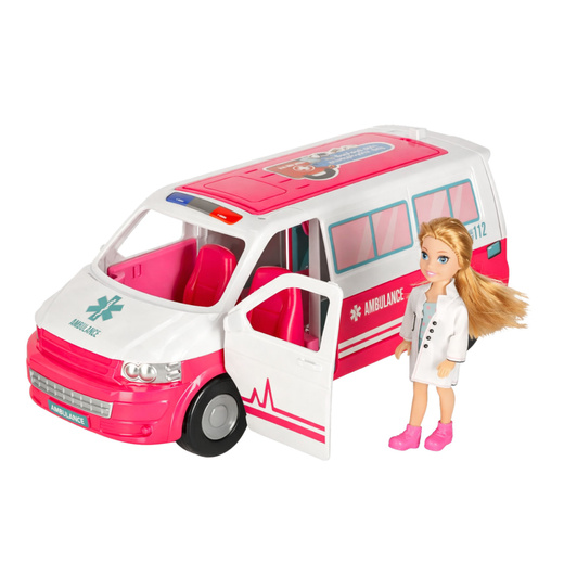 Mobile Hospital Ambulance 2in1 Doll Doctor Medical Accessories