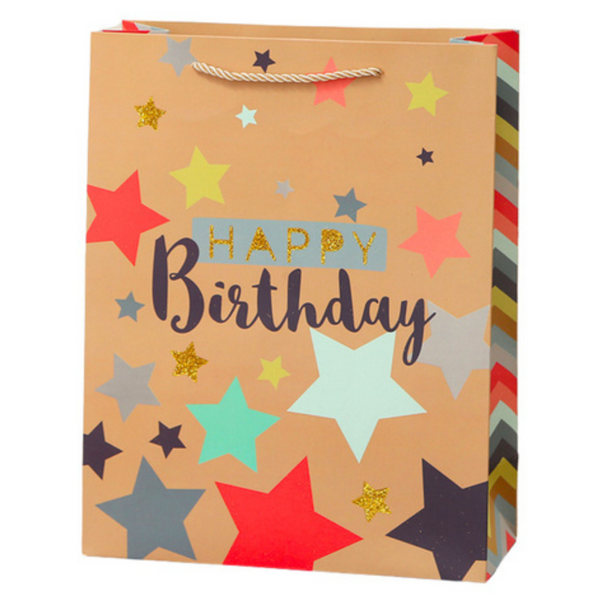 Birthday Gift Bag Happy Birthday 23 x 18 x 10cm