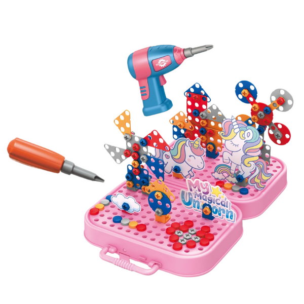 DIY Einhorn Bohrer Bausteine Set