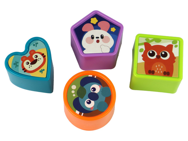 Blauer interaktiver Lauflernwagen mit Lerntafel