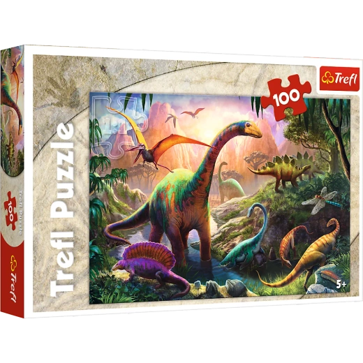 Puzzle World of Dinosaurs 100pcs Trefl 16277