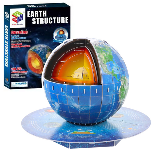 3D-Lernpuzzle Planet Erde Erdkern 50 Teile