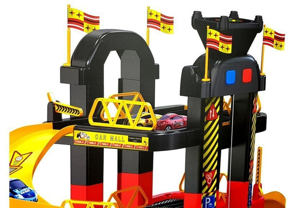 Garage 5-level parking Battery-powered lift 10 cars Lights