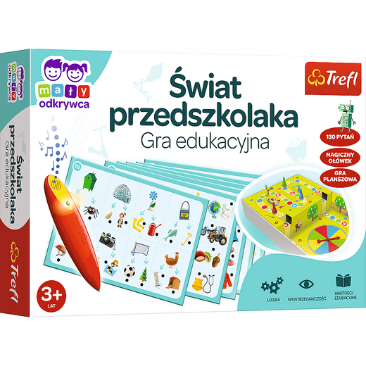 Gra edukacyjna Świat przedszkolaka Magiczny ołówek Trefl 02112