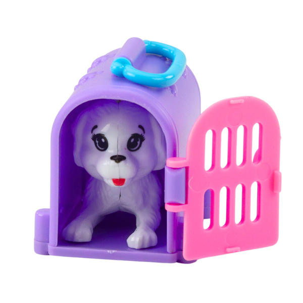 Minipuppe mit Zubehör Kitty Stroller Pink Puppenset