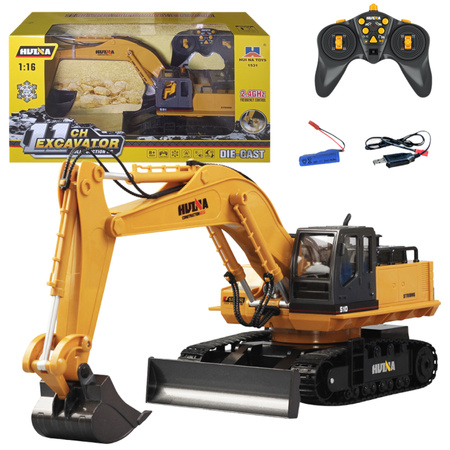Huina 1:16 RC Crawler Excavator Rotating Cabin Remote Controlled