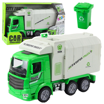 Garbage Truck City Lights Sounds Green