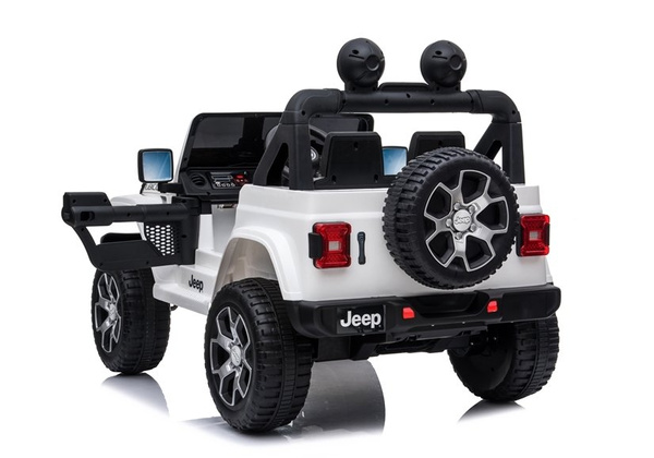 Elektro-Ride-On Jeep Rubicon 4x4 Weiß