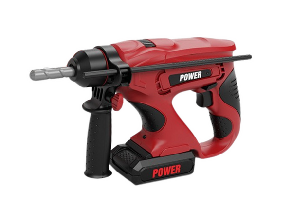 Bohrmaschine für Heimwerker, rot, Akku-Bohrmaschine