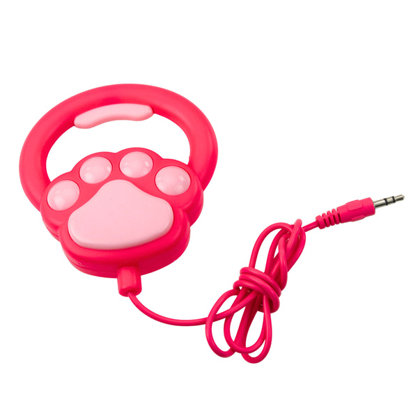 Interactive Poodle Dog with Bows on a Leash Walks and Barks White