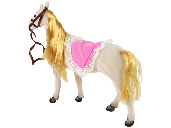 Prinzessin Puppe mit weißem Pony Figuren Zubehör.