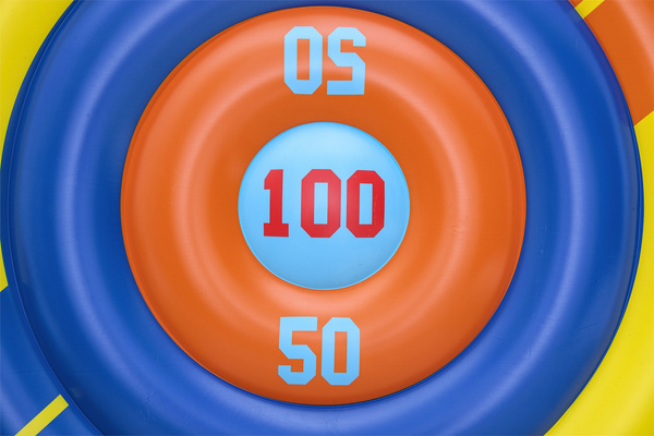 Inflatable Pool Game Arcade Shield, Frisbee 140 cm Bestway 52566