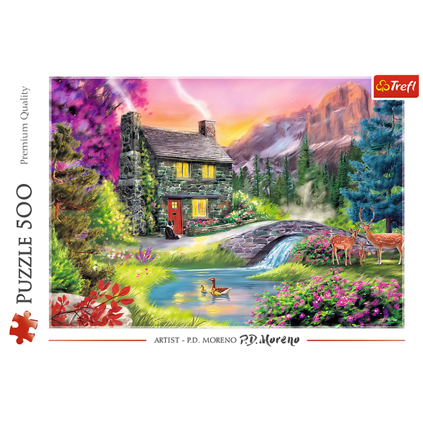 Puzzle – 500 Teile – Bergidylle Trefl 37325