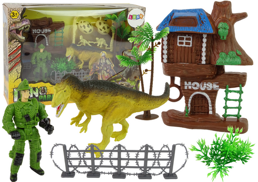 Großes Jurassic Dinosaurier Set + Zubehör Für Fans von prähistorischen Kreaturen