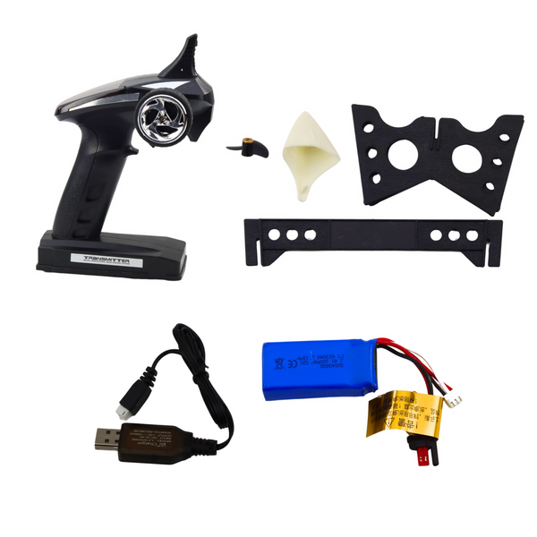 Vitality FT007 Ferngesteuertes RC Boot 1:16 Weiß und Rot