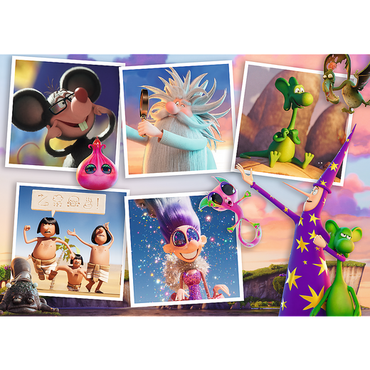 Puzzle - "200" - Abenteuer des Diplodocus-Drachen Trefl 13322