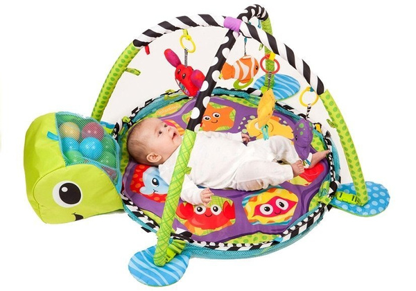Baby Turtle Educational Mat 3in1 Pool of Balls