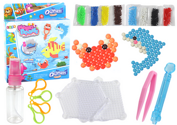 DIY Wasserperlen Set Zauberperlen 8 Farben Meerestiere