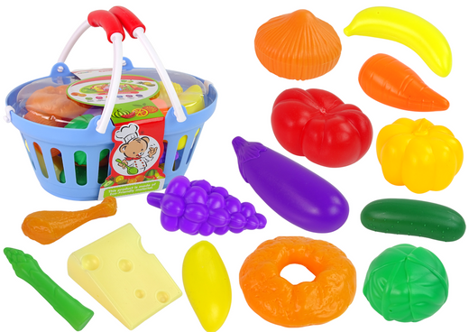 Grocery Set + Shopping Basket To play in the shop