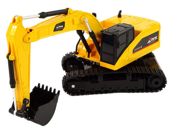 Gelber ferngesteuerter Caterpillar-Bagger