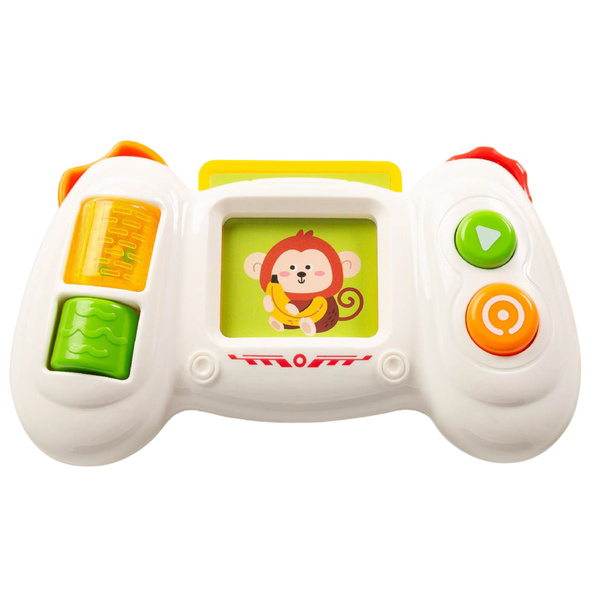 Interactive Educational Pad Console with Cards, Lights, and Sounds