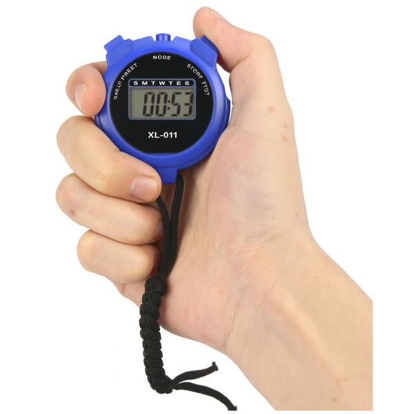 Digitale LCD Elektronische Sport Stoppuhr XL-011 Blau