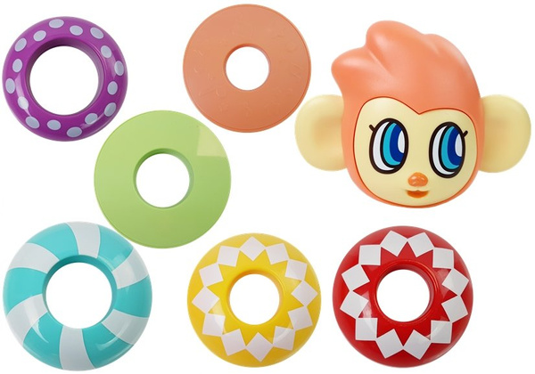 Pädagogische Affenpyramide mit Geräuschen, Lernzahlen