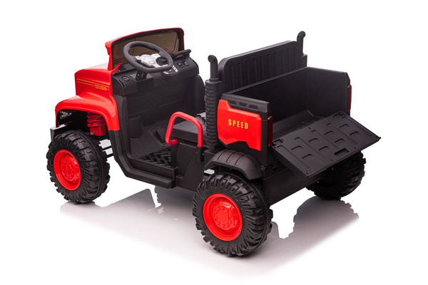 Car On Battery JC222 Red