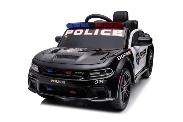 Batterieauto Dodge Charger Police Schwarz