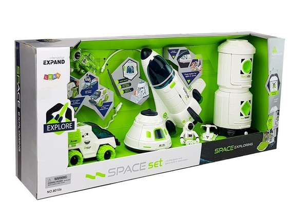 Space Astronomer Set Spaceship Rocket 4 in 1 Sound of Light