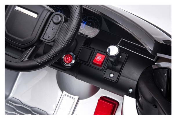 Elektro-Ride-On-Auto Range Rover Silber lackiert