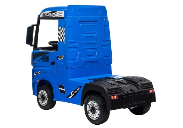 Kinderauto Mercedes Actros Blau lackiert