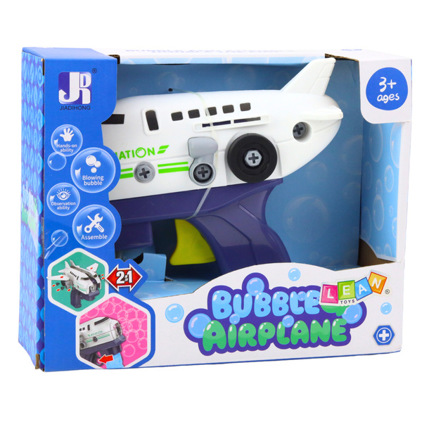 Bubble Gun Airplane Liquid Screwdriver 2in1